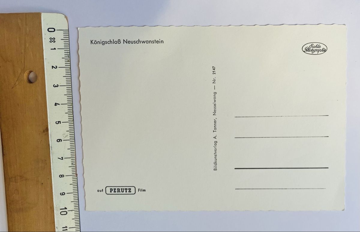 Cartoline postali: Ansichtskarte Schloss Neuschwanstein alt gebraucht – Usato da Maur venduto da chr_x8zv 1