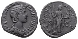 JULIA MAMAEA Æ Sestertius (224 AD)