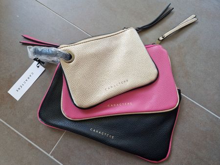 3er Set Taschen Clutch Caractére NEU