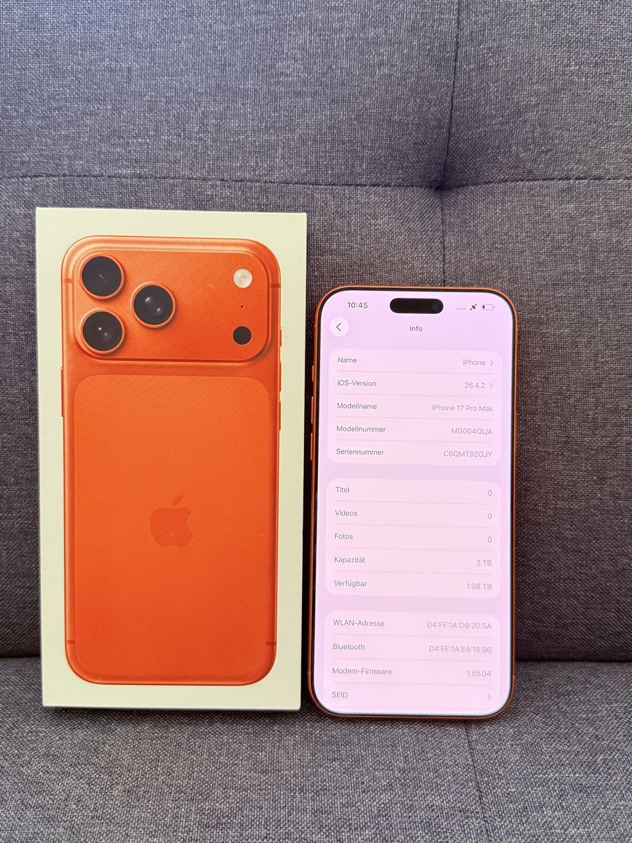 Apple Handys / Smartphones: iPhone 17 pro Max 2Tb – Gebraucht aus Uster von jca_pr9r 3