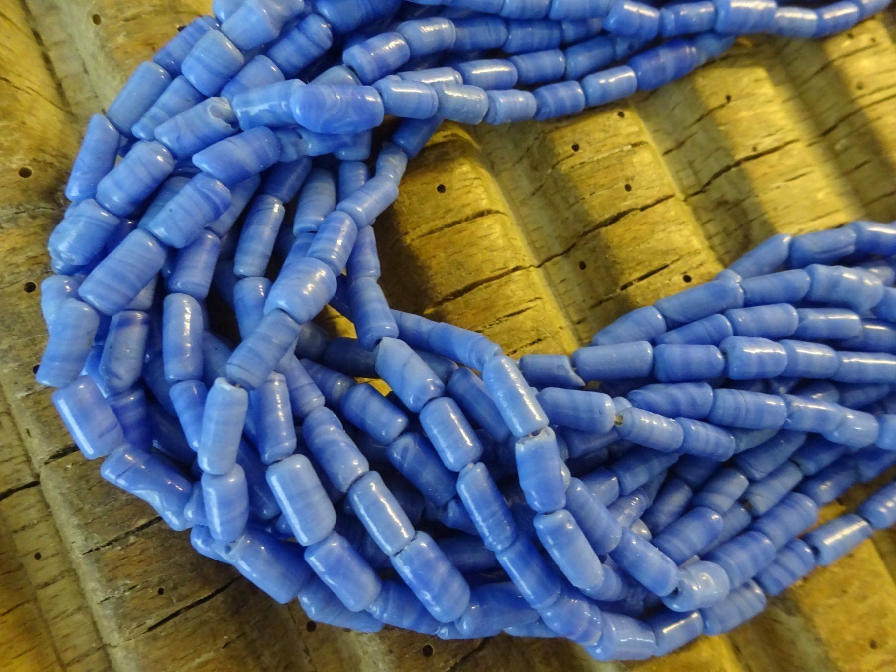 Catenine: Glaskette Blau Indien / Ethno – Usato da Esslingen venduto da FetteSchnecke 2