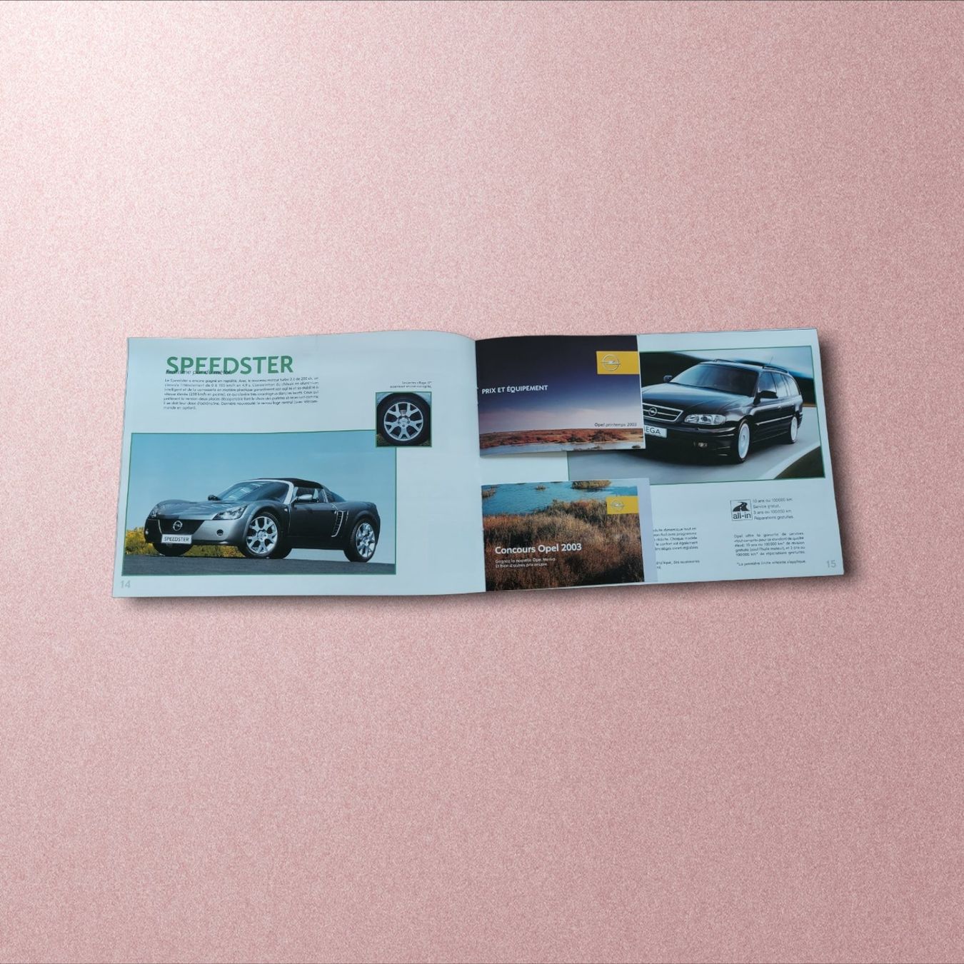 Opel Dokumente: Brochure Prospekt Opel all models printemps 2003 – Gebraucht aus Matran von Swiss_Stuff_Store 4