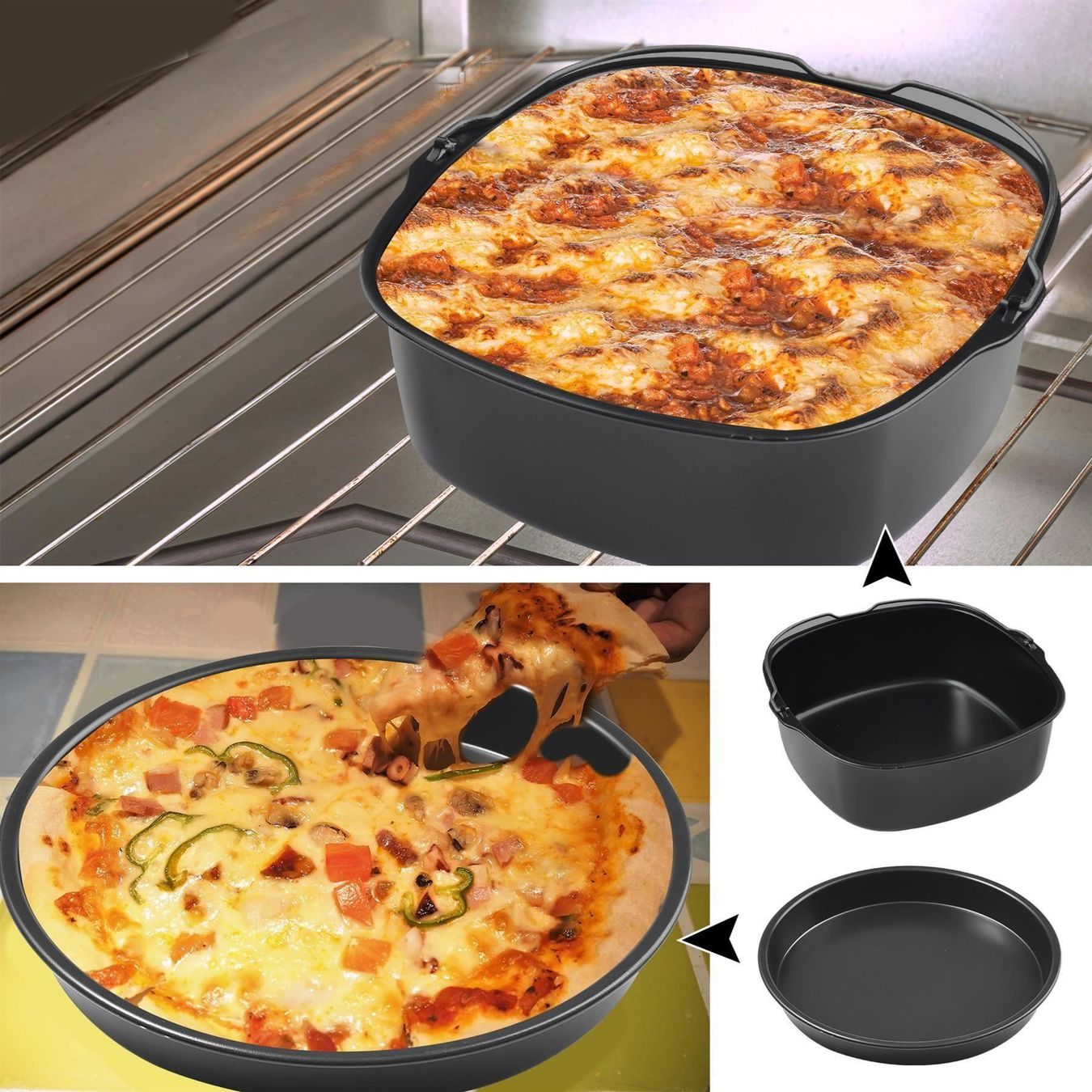 Appareils de cuisine: Heißluftfritteuse Zubehör Set – Neuf (Voir description) à Thun par onlino 4