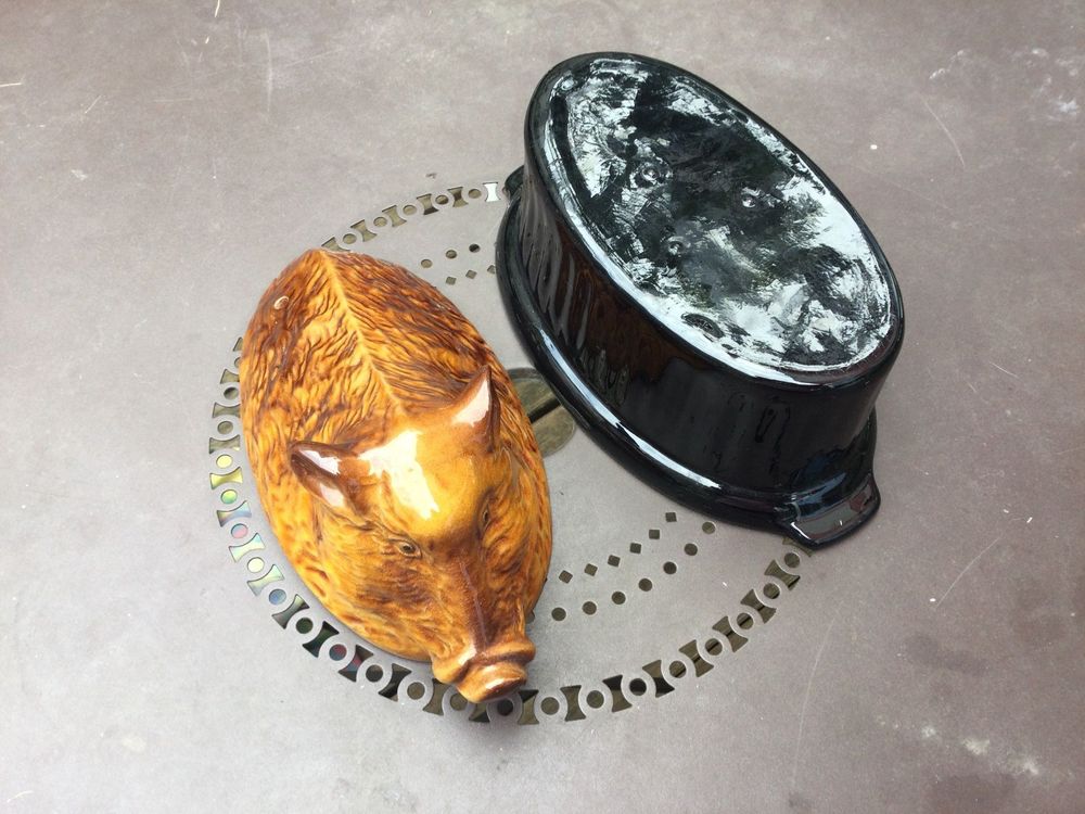 Französische Terrinen- Pastetenform Wildschwein Eber France | Kaufen ...