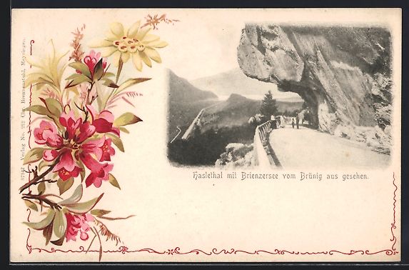 Cartes postales: Brünig, Blick auf Hasletal und Brinzers – D'occasion à Berlin par bartko-reher
