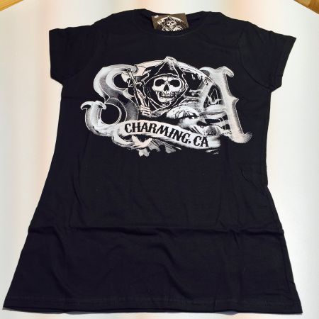 T-Shirt Sons of Anarchy Motiv Schwarz Grösse L neu