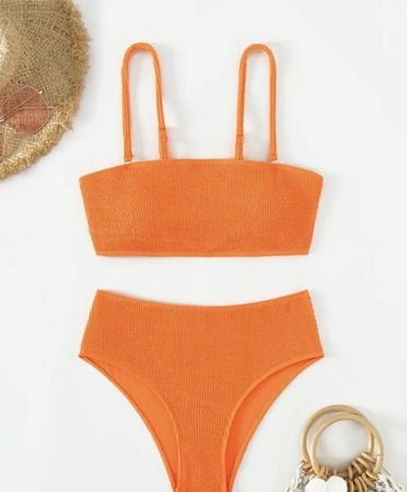 Bikini high waist Orange NEU