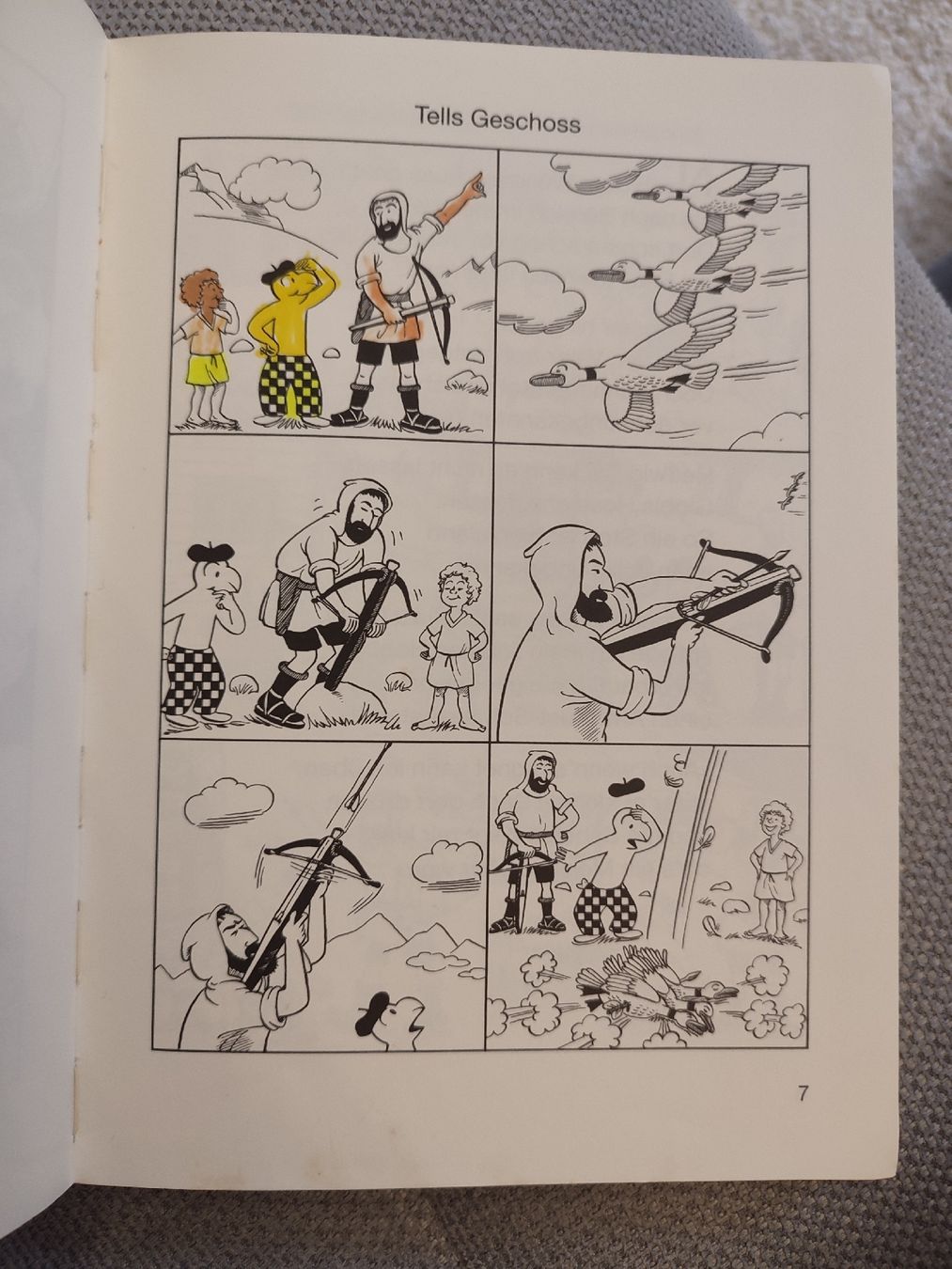 Fumetti: Globi une Wilhelm Tell - 1991 – Usato da Bougy-Villars venduto da Vogue 2