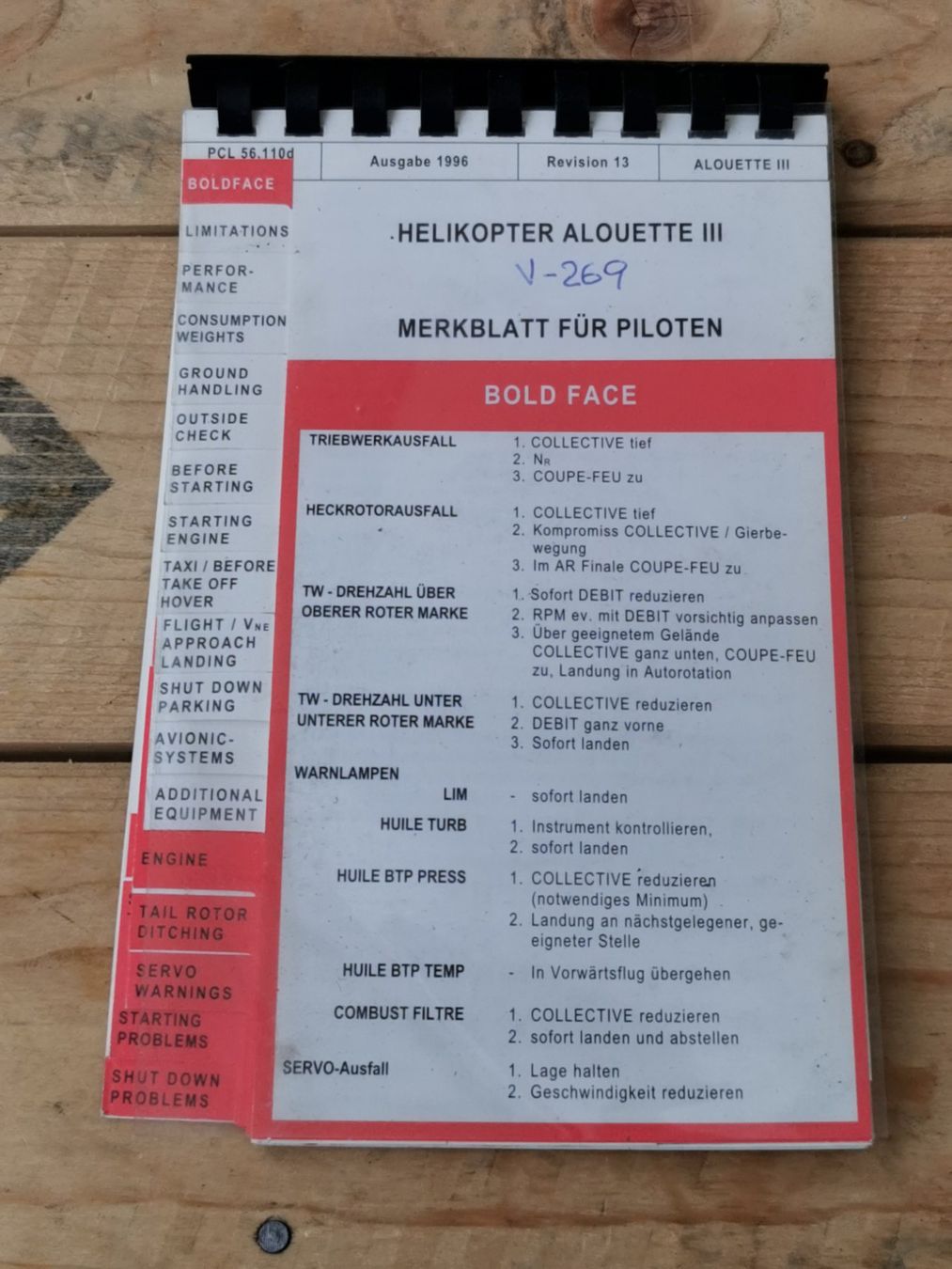 Misurare: Merkblatt Helikopter Alouette III – Usato da Neuenkirch venduto da bf-109