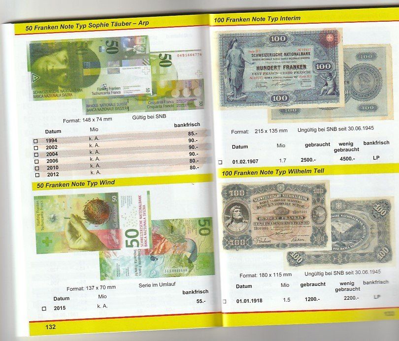 Banconote: 50  franken  2004 unc  bankfrisch – Nuovo (secondo la descrizione) da Gelterkinden venduto da Cakir 1