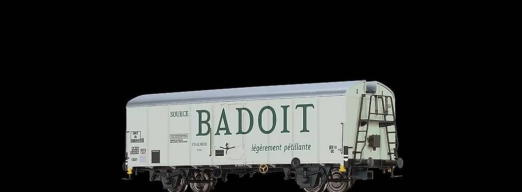 Modellini di ferrovie: Wagon Brawa EVIAN BADOIT ref 48348  – Usato da Vevey venduto da gui_9x5l 1