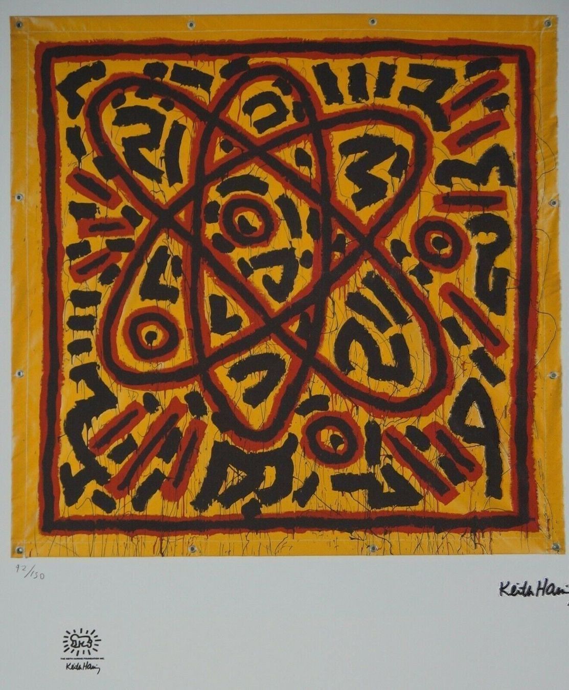 Foto & Immagini: KEITH HARING   HANNUMMERIERT DRUCKSIGNIERT – Usato da Gersau venduto da grafik-kunst 1