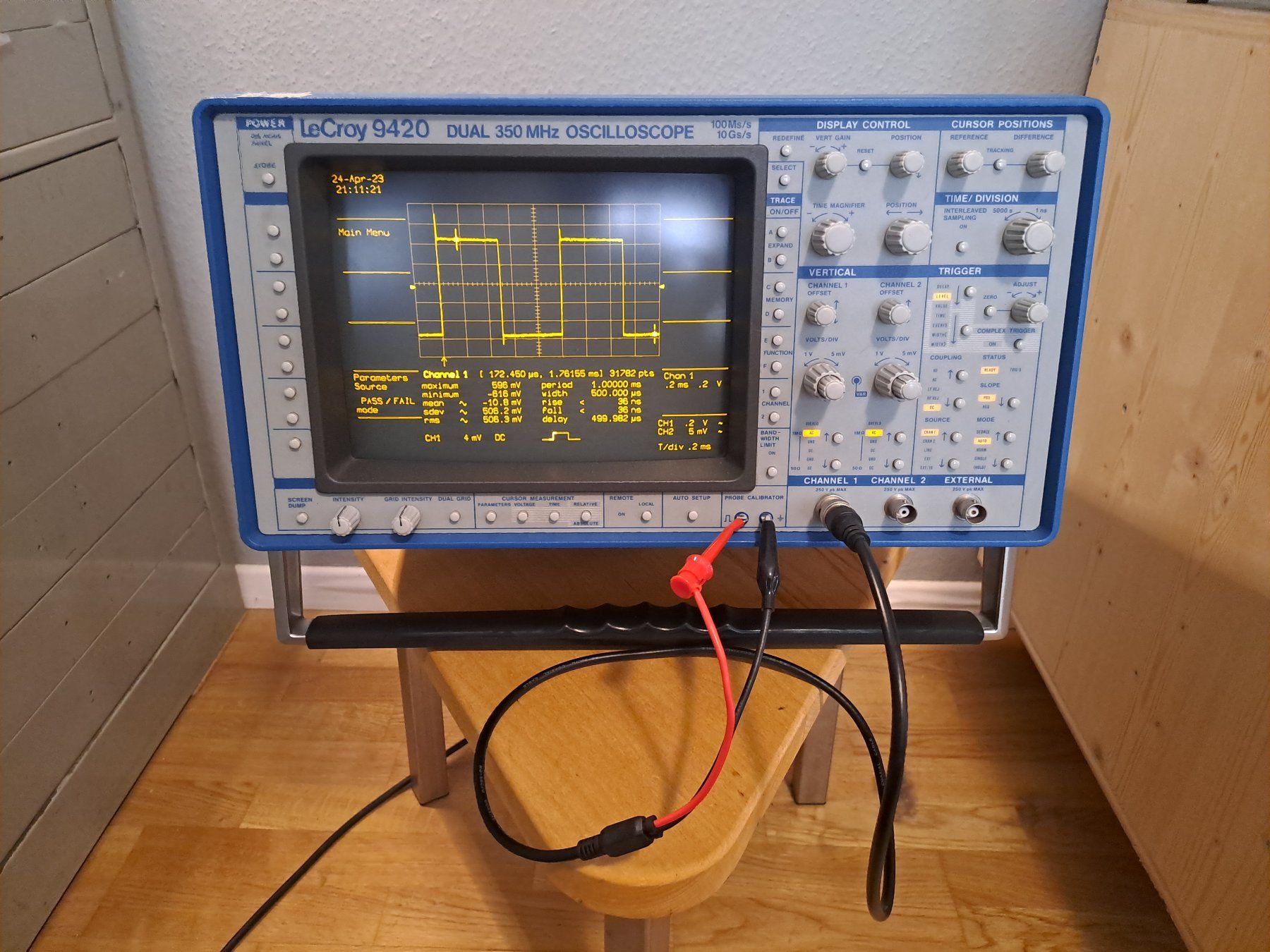 Messen: LeCroy 9420 Dual 350MHz Oscilloscope – Gebraucht aus Rieden AG von  3