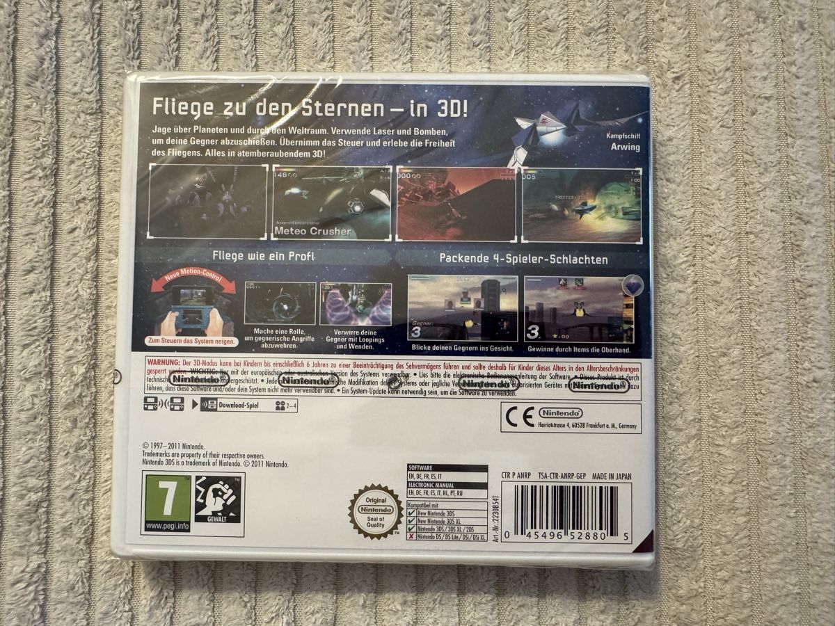 Nintendo Giochi: Star Fox 64 - Nintendo 3DS - SEALED! – Nuovo e nell'imballaggio originale da Zürich venduto da Manuel.Huber 1