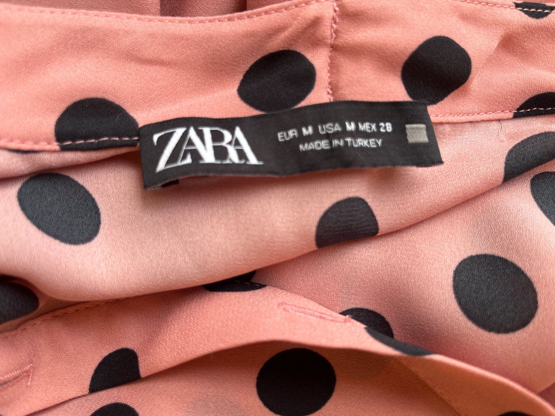 Zara Vestiti: Robe rose à pois ZARA M – Usato da Seiry venduto da vanille08 6