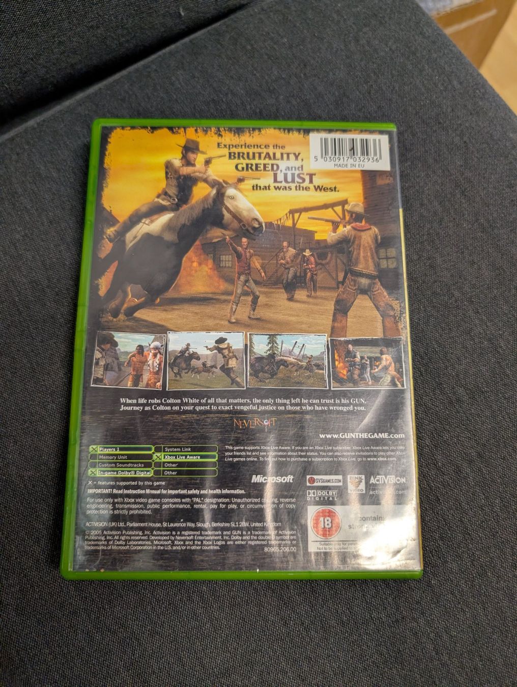 Spiele: Gun Microsoft xbox – Gebraucht aus Giubiasco von Ticinerd 1