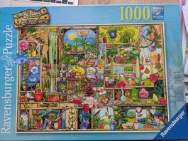 1000er-Puzzle mit Regalmotiv