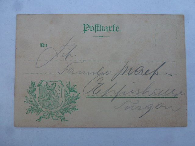 Cartoline postali: AK Jubiläumsgruss 1499-1899 Schwaderloh – Usato da Walkringen venduto da Casablanca777 1