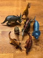 7 Dinosaurier Kunststoff Tiere