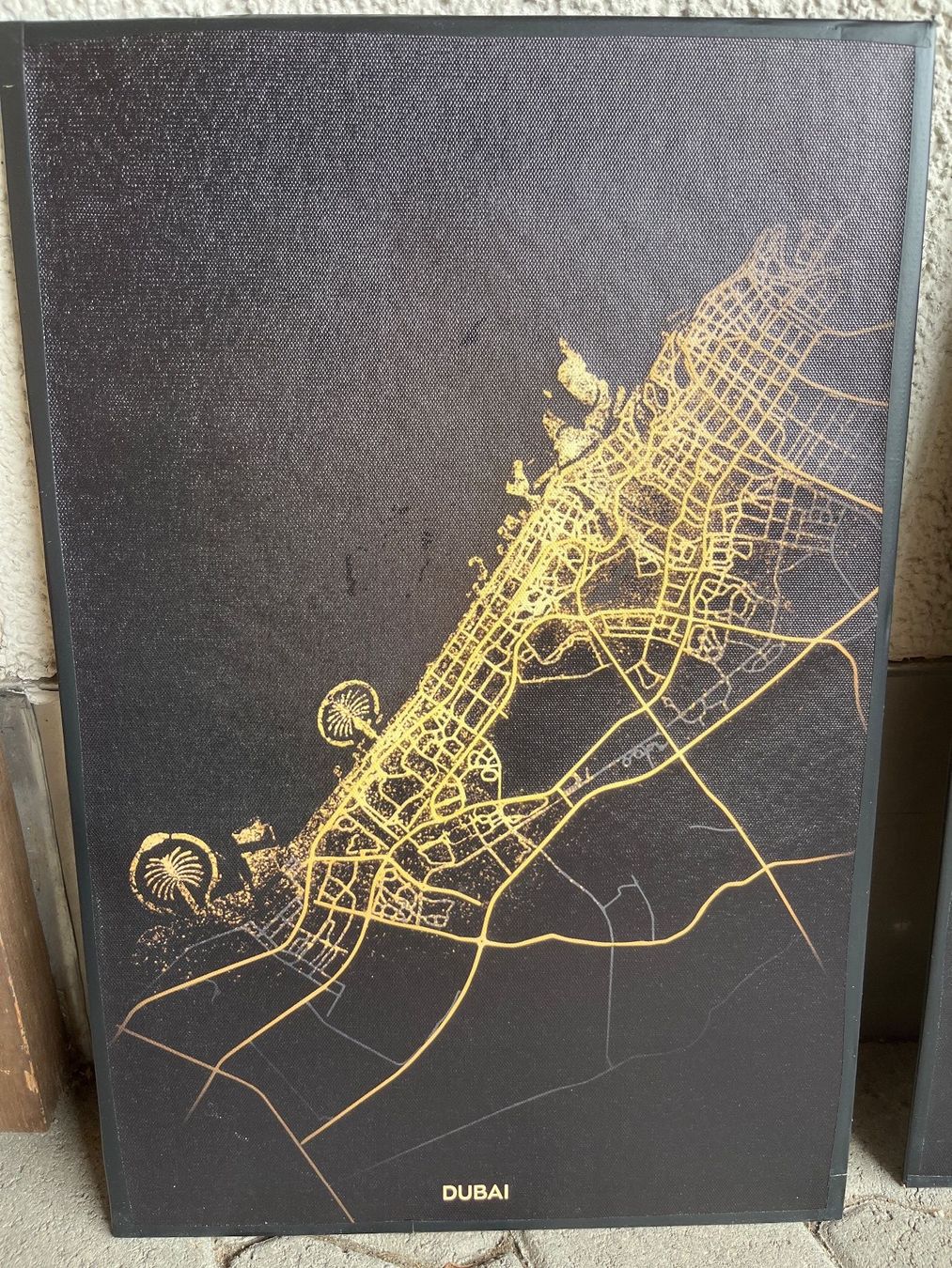 Gemälde: Canvas Dubai by night - 30x45cm – Gebraucht aus Escholzmatt von Stern777