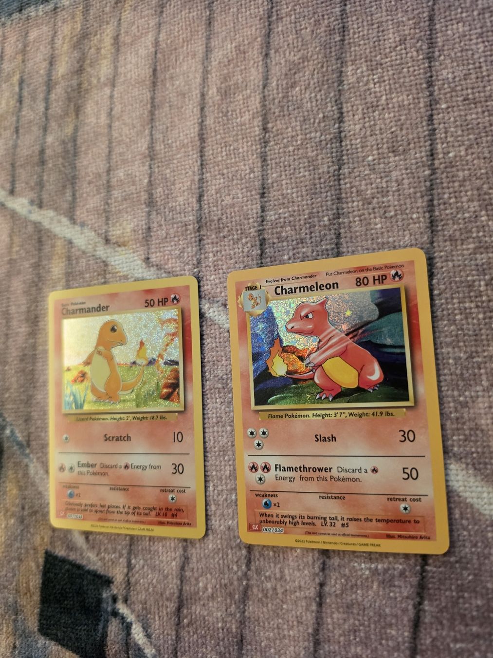 Pokémon Carte collezionabili: 2 Pokemon Karten Charmander Charmeleon Holo – Nuovo (secondo la descrizione) da Winterthur venduto da Black.diamond.ch 1