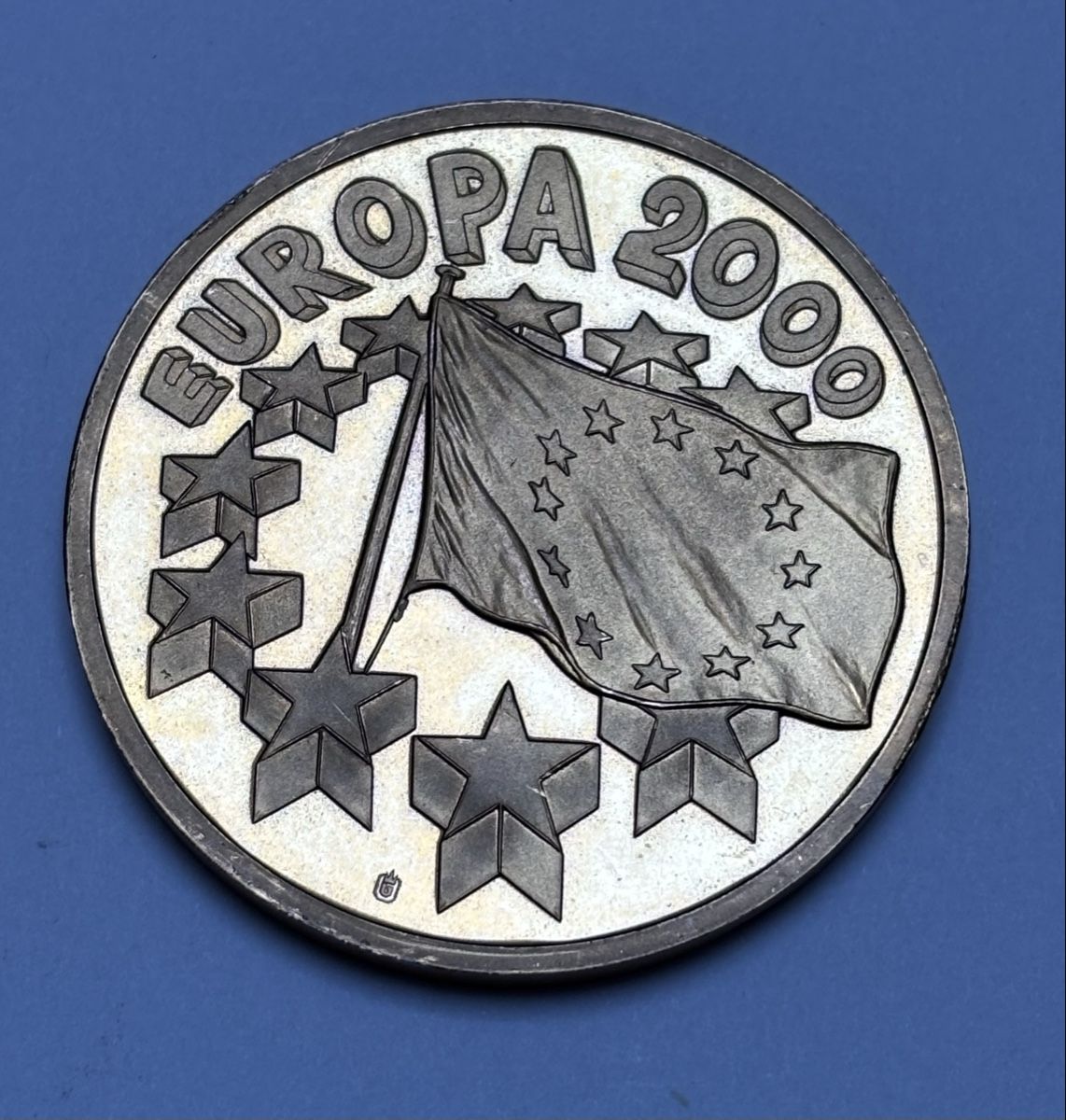Alle Münzen: Pièce commémorative Europe 2000, en parfait état! – Gebraucht aus La Tour-de-Trème von Ahamaya