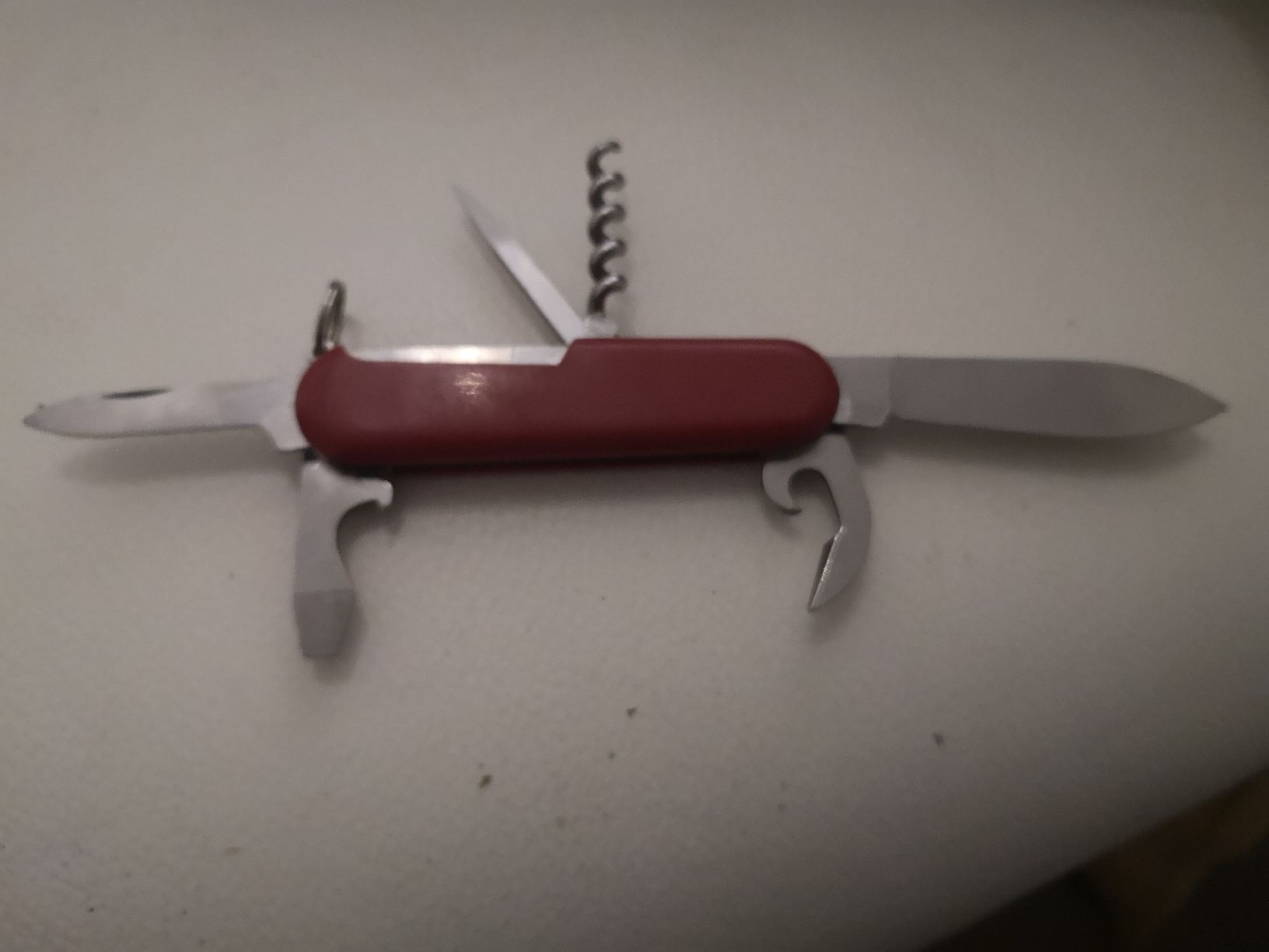 Wenger Coltelli tascabile: Wenger Offiziersmesser, rot, gebraucht – Usato da Belp venduto da mar_76s8 1