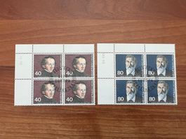 1980 CH Erstag gest.Viererblock mit Tab  (K116)