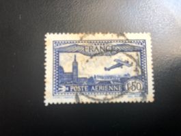 1 timbre oblitéré poste aérienne France