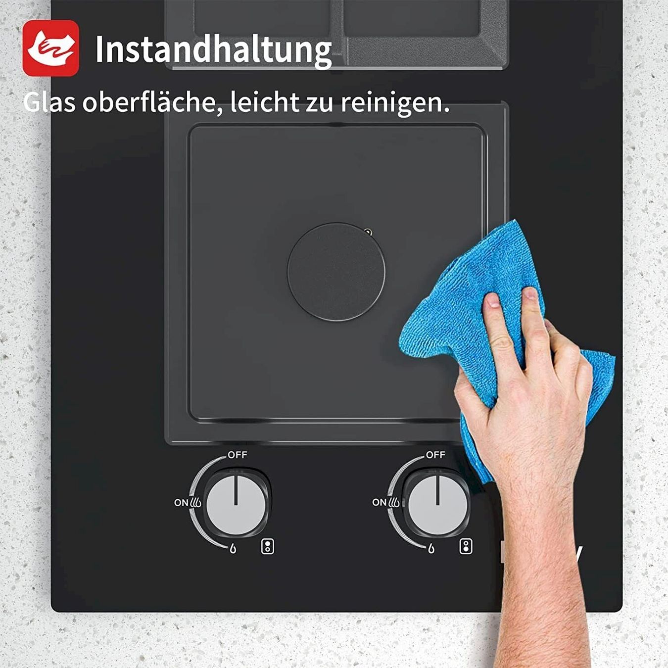 Herde: 31cm Gaskochfeld Domino 2 flammig – Neu und originalverpackt aus Bottighofen von zaap 8