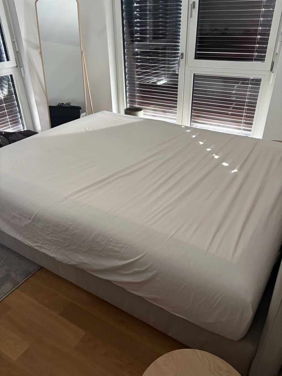 Ikea Betten: IKEA Boxspring Bett in Beige – Gebraucht aus Aarau von Nancy69 2