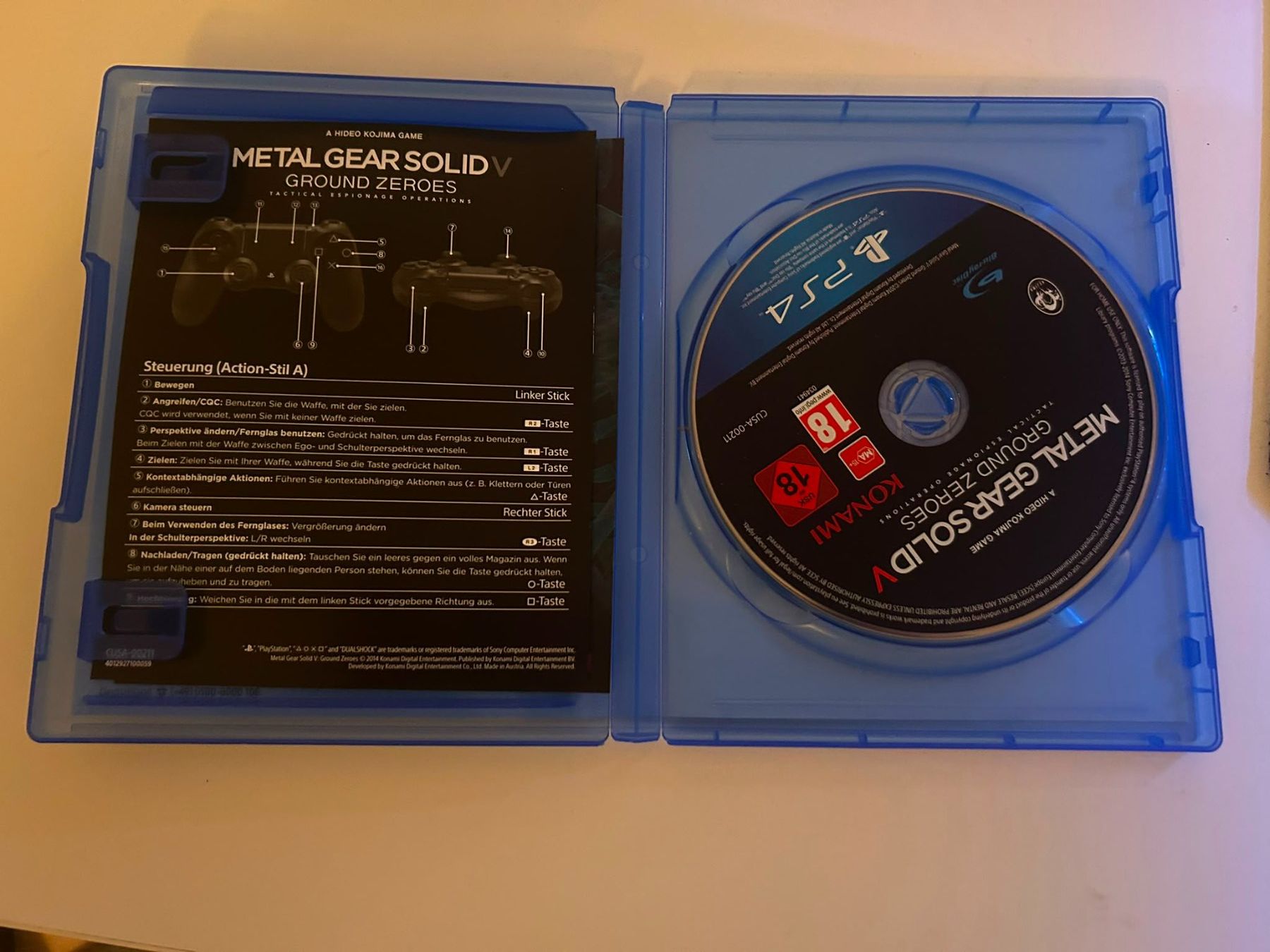 Giochi: Metal Gear Solid V Ground Zeroes - PS4 – Nuovo (secondo la descrizione) da Madetswil venduto da Luck_4_Ever 1