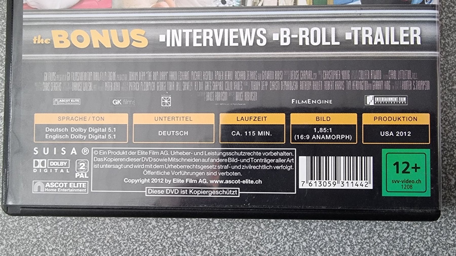 Tutti i DVDs: DVD The Rum Diary / Johnny Depp – Usato da Oetwil am See venduto da fineli2 1