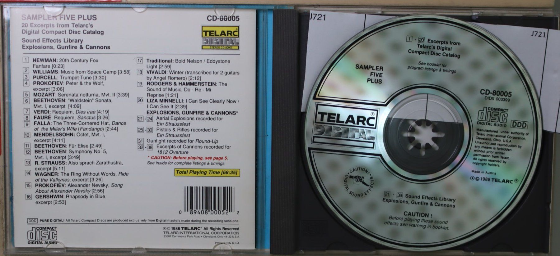 CD: V Sampler – Five Plus – Usato da Luzern venduto da CONTENTI 1