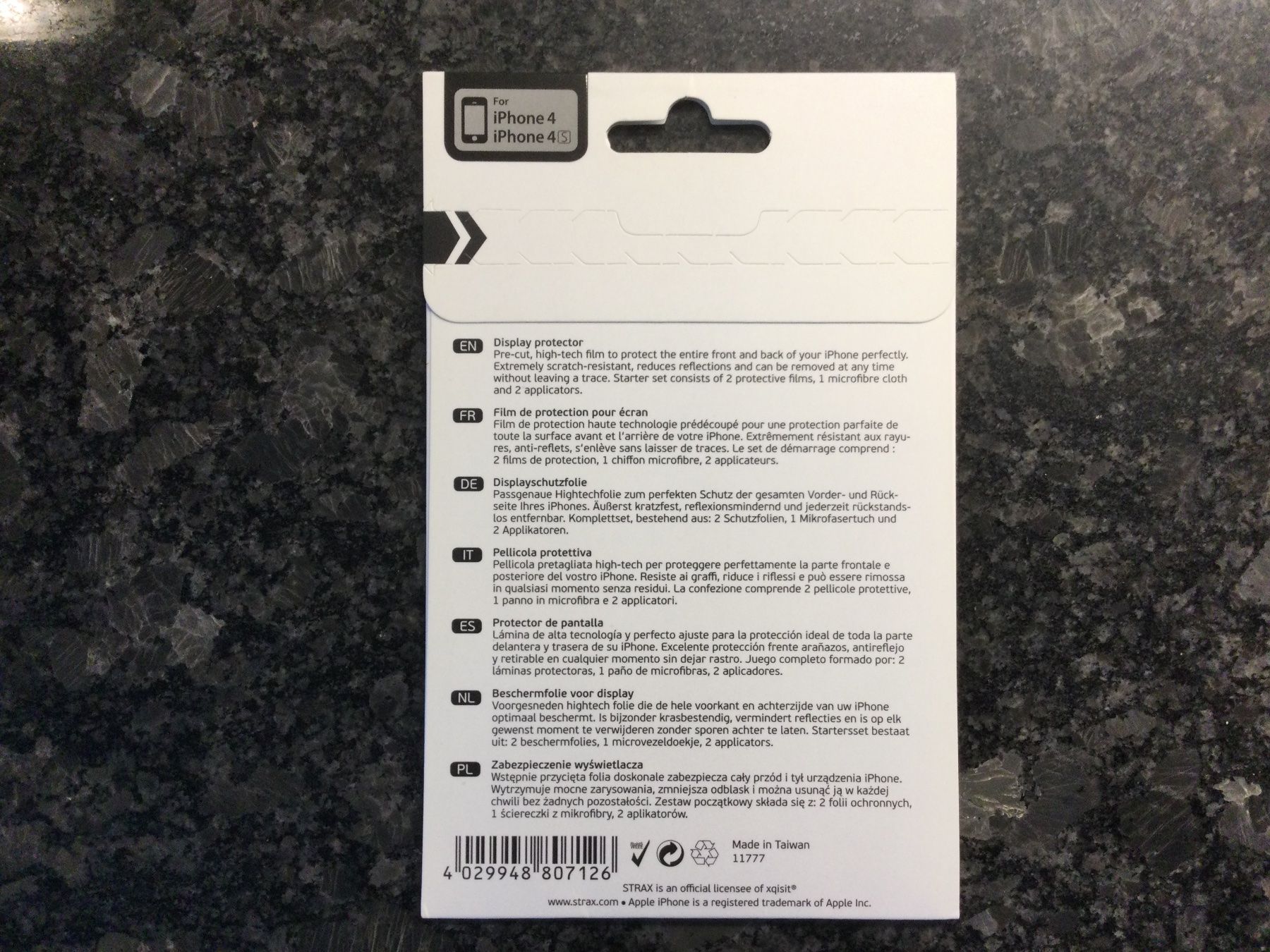 Apple Cover & Protezioni schermo: Screen Protector for iPhone 4/4S, neu – Nuovo e nell'imballaggio originale da Zürich venduto da VorlonShadow 1