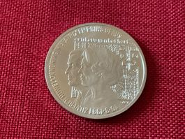 Moneta commemorativa Beatrix e Claus 1966-1991!