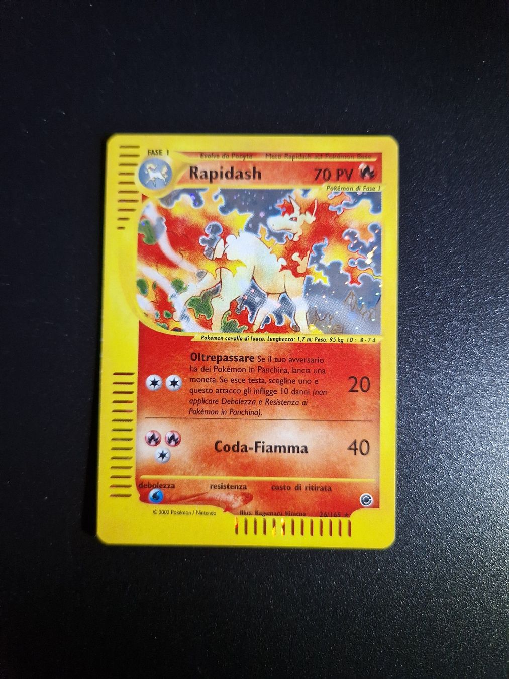 Pokémon Carte collezionabili: Rapidash 🇮🇹 expedition  – Nuovo (secondo la descrizione) da Giubiasco venduto da MrGru1992
