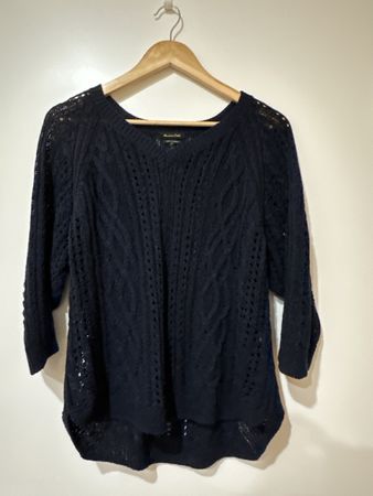 Pull Massimo Dutti bleu marin