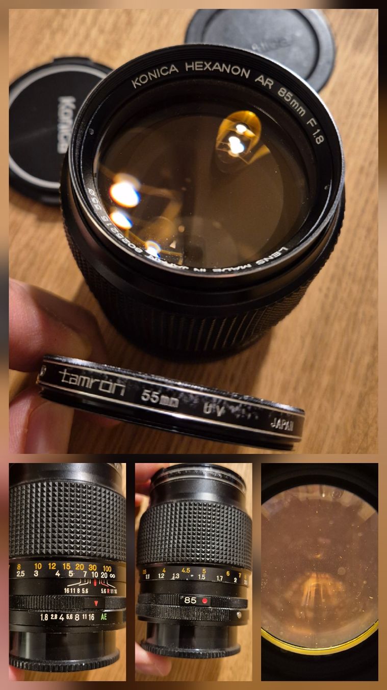 Konica Kamera: Konica Autoreflex T3, 3 Objektive, Telekonverter, Blitz etc. – Gebraucht aus Gisikon von Spunk 7