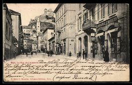 AK Sion, La Rue de Lausanne