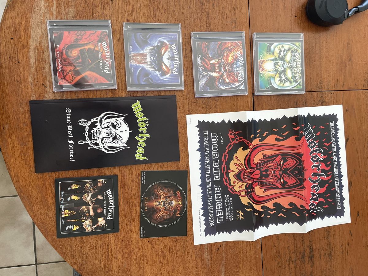 CD: %%SALE%% - Coffret Motorhead Stone Deaf Forever - Rare !!! – Usato da Etoy venduto da 6iulian0 2