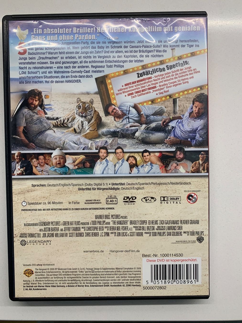 Tutti i DVDs: DVD Hangover – Usato da Zug venduto da celinaweiss 1