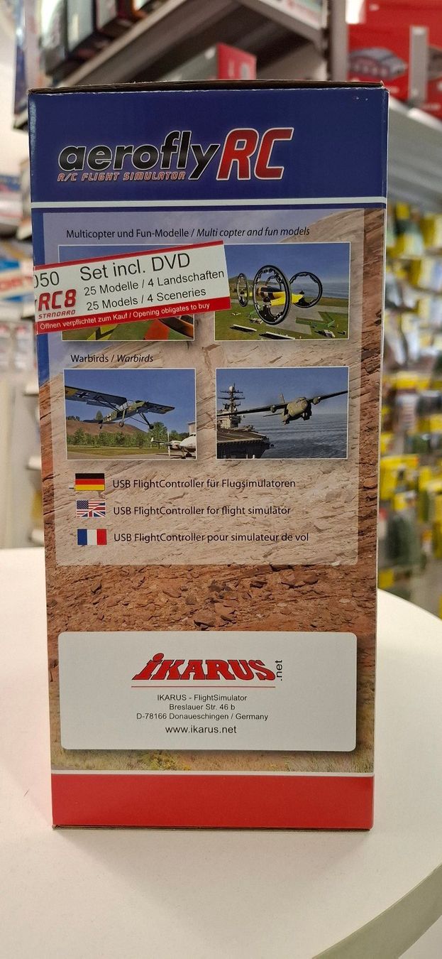 Modellismo RC: Ikarus aerofly Flugsimulator Basis-Version DVD mit Steuerung – Nuovo e nell'imballaggio originale da Muttenz venduto da KEL_Modellbau_Senn 1