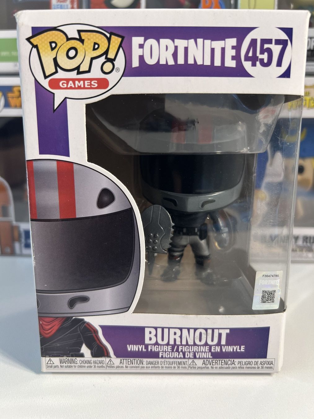 Funko Statuette: Funko POP! Games Fortnite Burnout – Nuovo e nell'imballaggio originale da Le Mouret venduto da perfectbijou