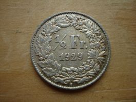 (Z3) 1/2 Franken 1929
