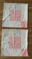 2er Set Kissenbezüge Patchwork Sommerdesign, brandneu