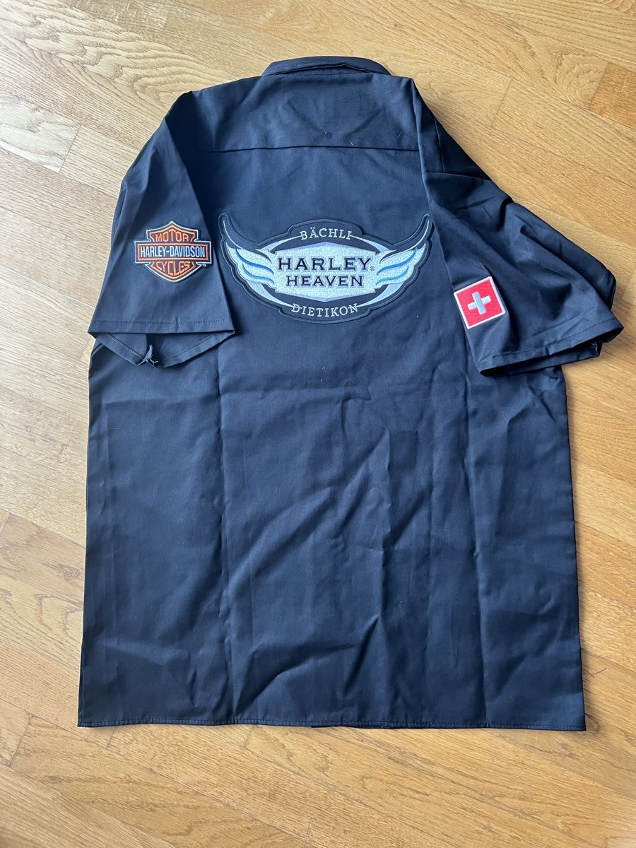 Harley-Davidson Camicie: Harley Davidson / Harley Heaven Kurzarmhemd Gr. L – Usato da Birmenstorf AG venduto da adr_p99l 1
