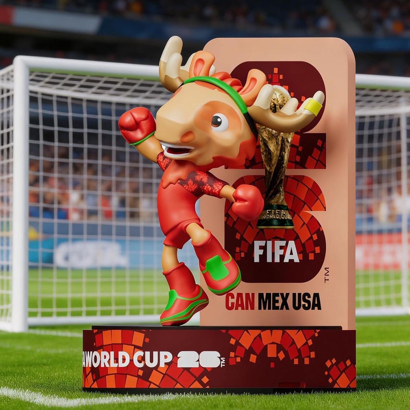 Statuette: FIFA World Cup 2026 Maskottchen Figuren 3er Set – Nuovo e nell'imballaggio originale da Suhr venduto da SchnapperCH 3