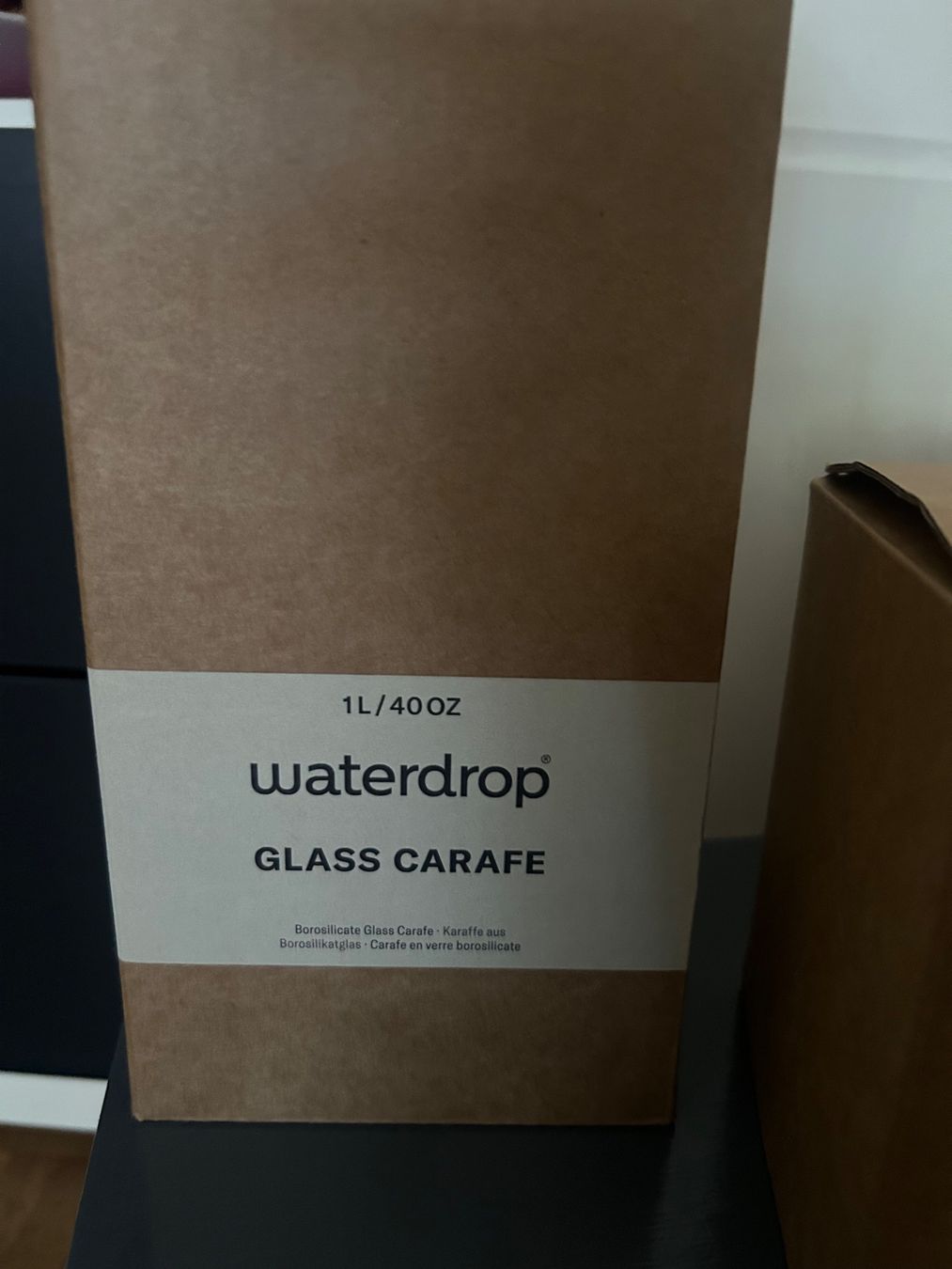 Waterdrop Bicchieri: Glas Karaffe mit 3 Gläser von Waterdrop – Nuovo e nell'imballaggio originale da Allschwil venduto da meeresperle 5