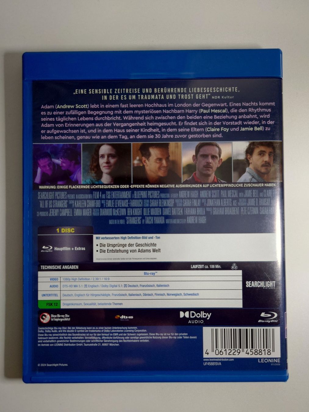 Tutti i DVDs: All of us Strangers Blu-Ray – Nuovo (secondo la descrizione) da Kaiseraugst venduto da flo_ydd2 1
